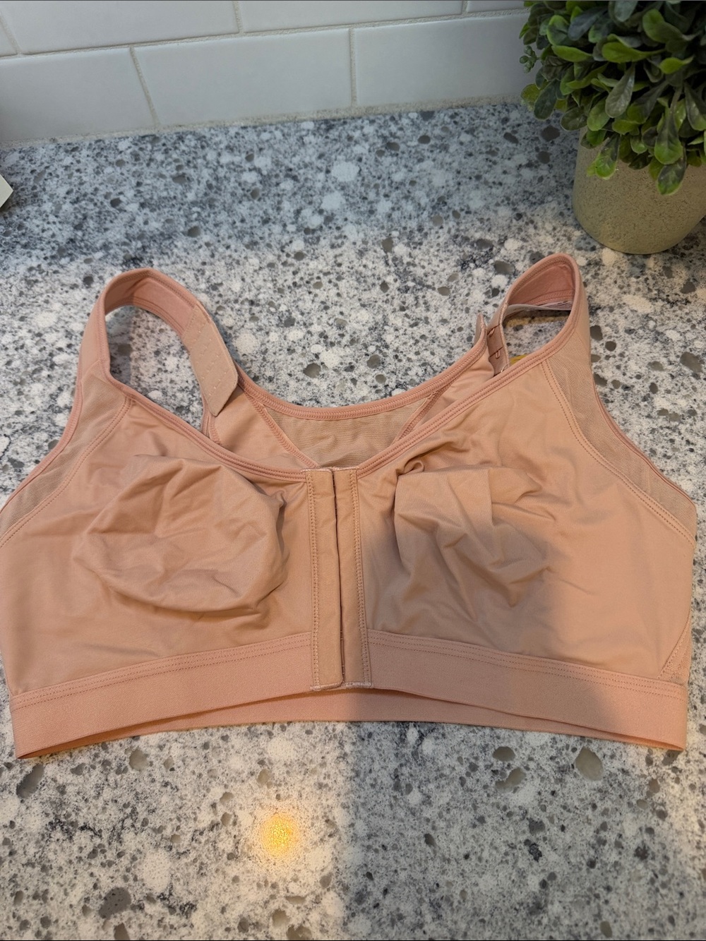 Delimira Firm Support Bra Full Coverage Cup front closure New size 38DD